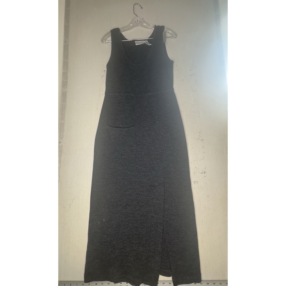 Preview Collection Grey Merino Wool Sleeveless Maxi Dress | Tagged Sz: S
